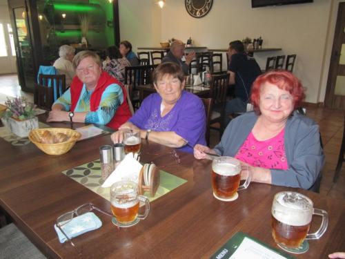 Výlet seniorů do Břas, restaurace Tankovna Triana - říjen