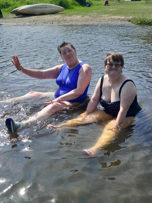 Koupačka v Berounce