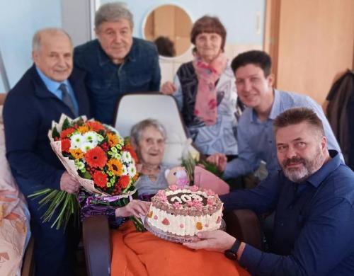 Paní Petrová oslavila 103. narozeniny