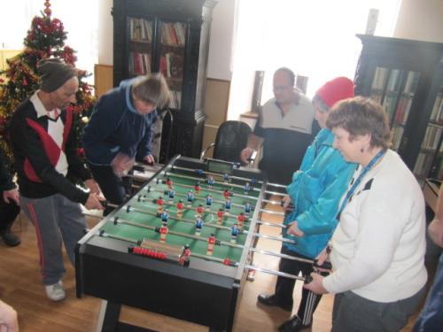 Turnaj ve stolním fotbálku - leden